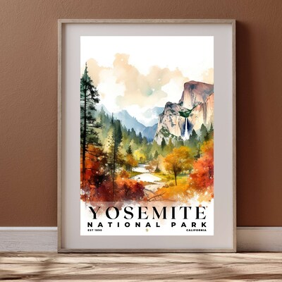 Yosemite National Park Poster, Travel Art, Office Poster, Home Decor | S4 - image4